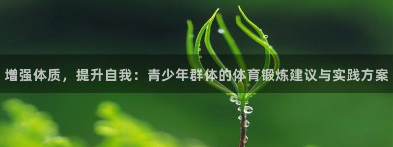 增强体质，提升自我：青少年群体的体育锻炼建议与实践方案