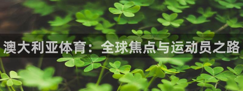 澳大利亚体育：全球焦点与运动员之路